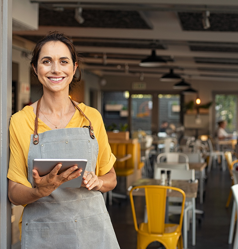 Business cafe owner